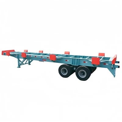 Treler 40 kaki Yard dengan Dua Gandar